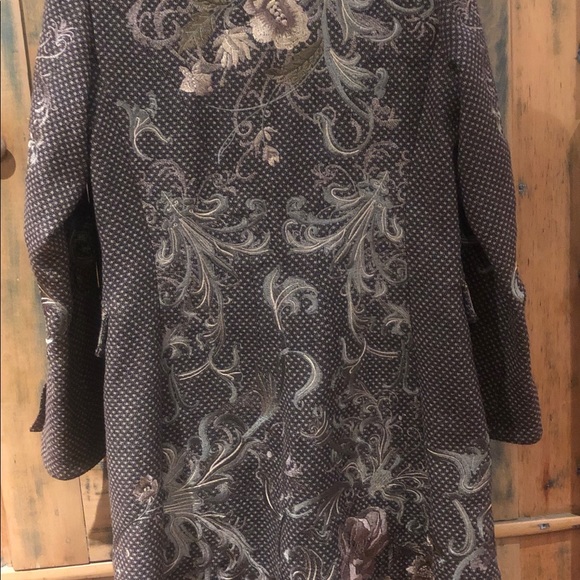 Johnny Was ‘Biya’ Heavily Embroidered Winter Coat NW - Picture 6 of 15